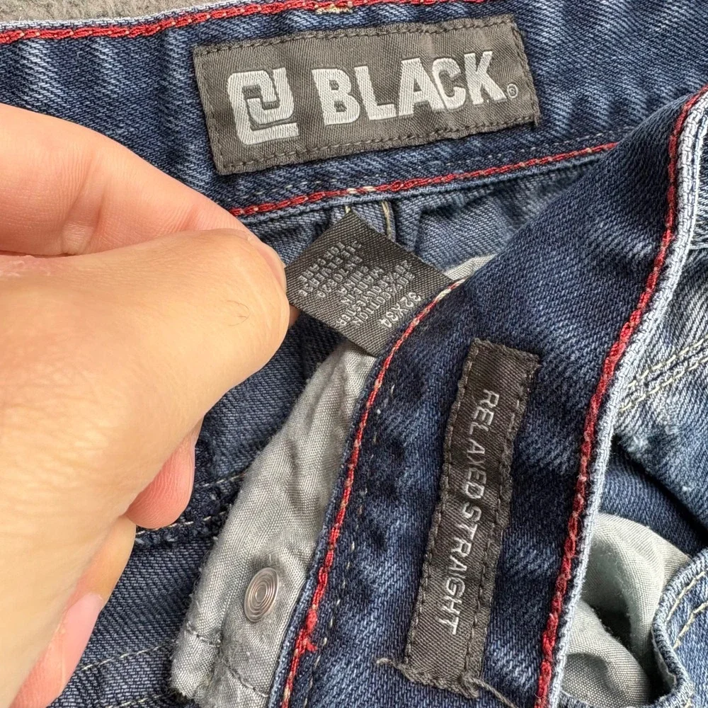CJ BLACK Relaxed Straight Leg Denim‎ Jeans Men's 32x34 Blue Wash